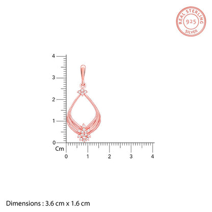 Rose Gold Princess Earrings