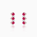 Anushka's Royal Pink Earrings