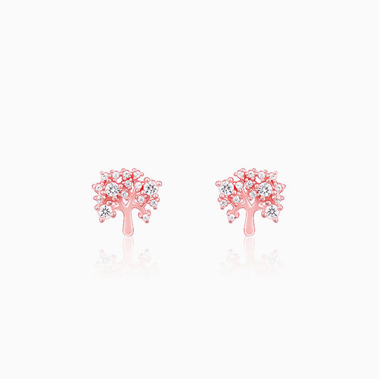 Anushka Sharma Rose Gold Tree of life Earrings