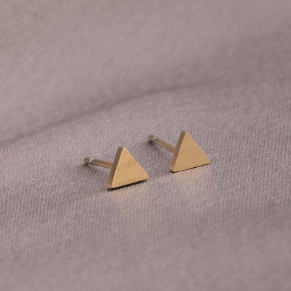 Mini Triangle Stud Earrings