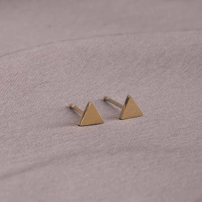 Mini Triangle Stud Earrings
