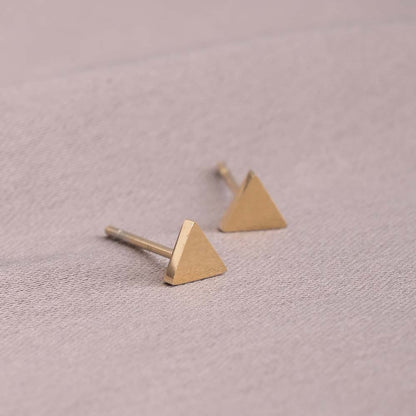 Mini Triangle Stud Earrings