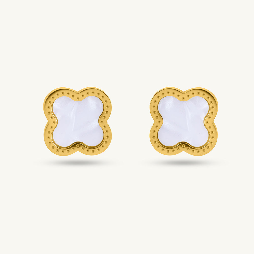 Clover Leaf Stud Earrings