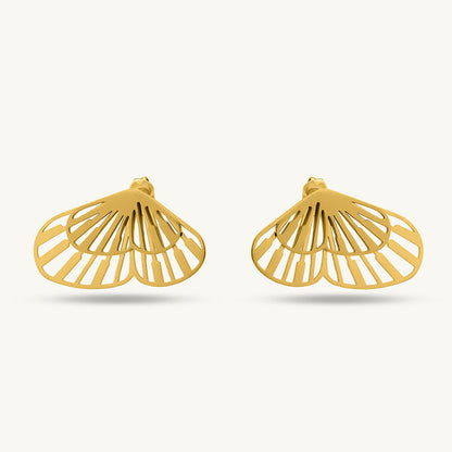 Butterfly Wing Stud Earrings