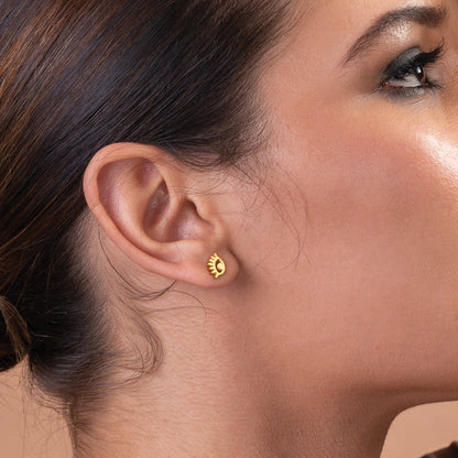 Evil-Eye Stud Earrings