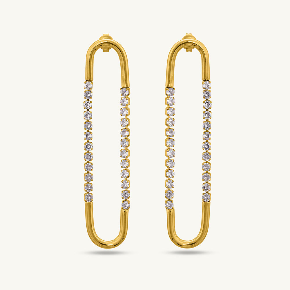 Dangle U Shape Earrings