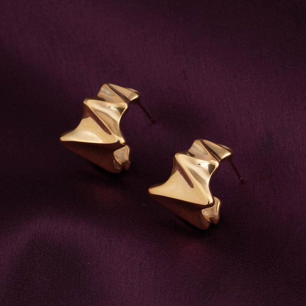 Geometric C Hoop Earrings