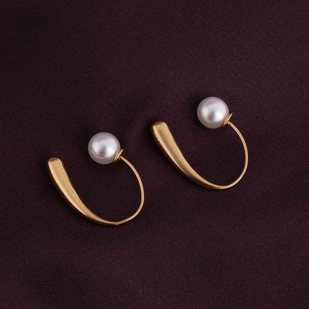 Pearl Hook Earrings