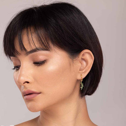 Verdant Leaves Earrings