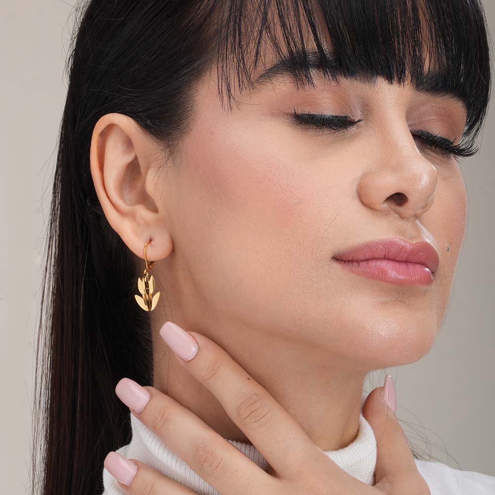 Golden Tulip Earrings