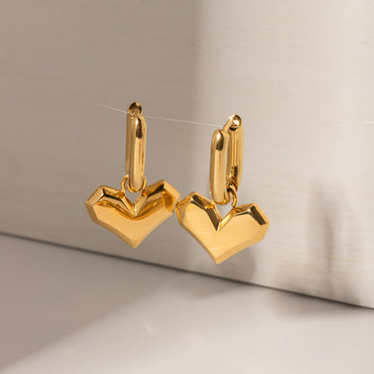 Peripheral Heart Earrings