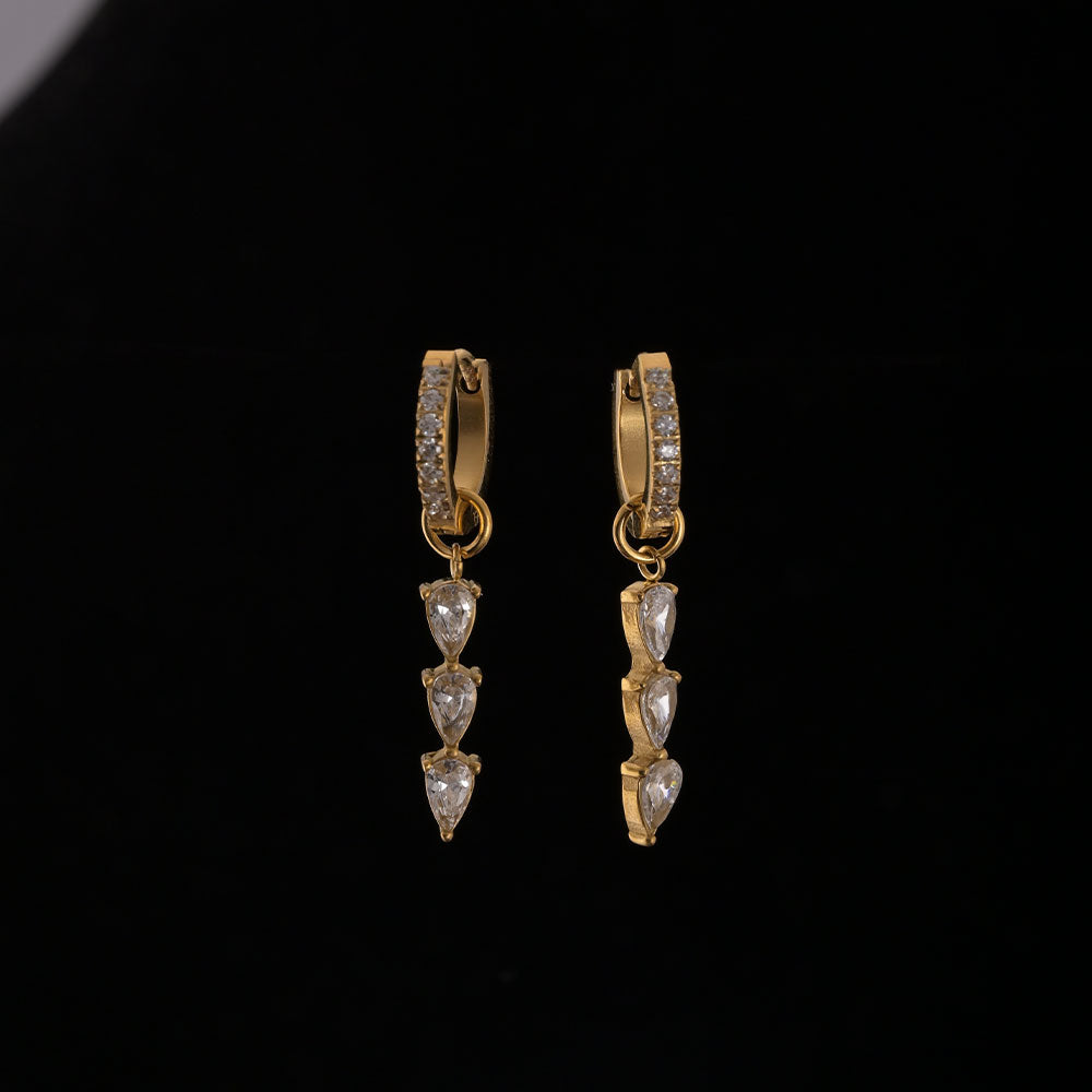 Diamond Dazzler Hoop Earrings