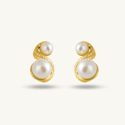 Enchantress Pearl Stud Earrings