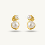 Delicate Pearl Necklace & Enchantress Pearl Stud Earrings Combo Set