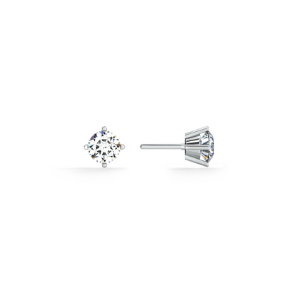 Crystal Peak 9KT Gold Lab Grown Diamond Stud Earring