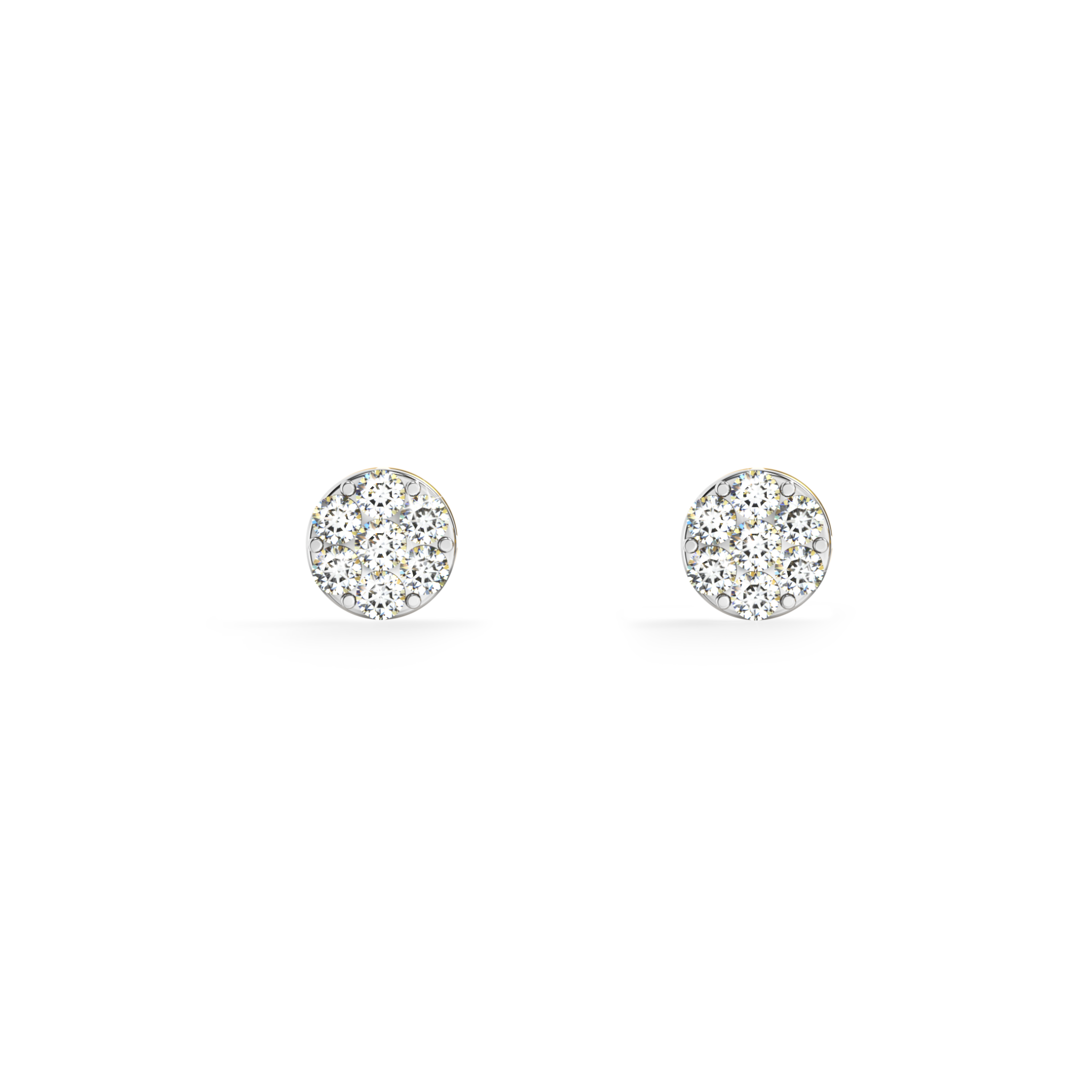 Bloom 9KT Gold Lab Grown Diamond Stud Earring