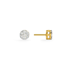 Bloom 9KT Gold Lab Grown Diamond Stud Earring