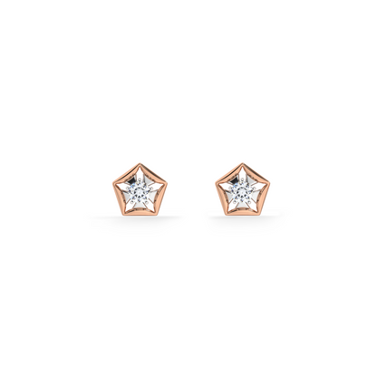 Starvault 9KT Gold Lab Grown Diamond Stud Earring