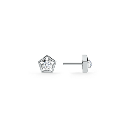 Starvault 9KT Gold Lab Grown Diamond Stud Earring