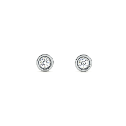 Sculpt 9KT Gold Lab Grown Diamond Stud Earring