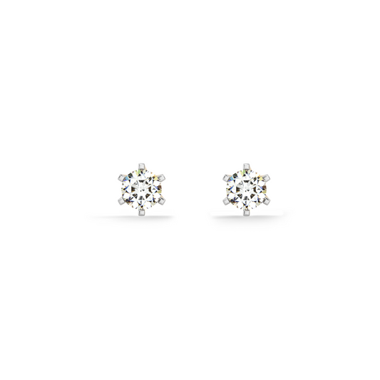 Lustre Pin 9KT Gold Lab Grown Diamond Stud Earring