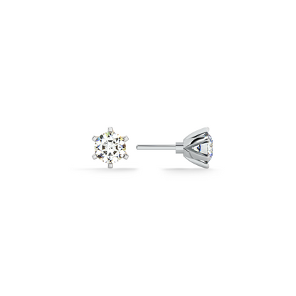 Lustre Pin 9KT Gold Lab Grown Diamond Stud Earring