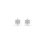Blossom Base 9KT Gold Lab Grown Diamond Stud Earring