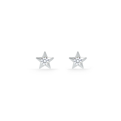 Twilight Burst 9KT Gold Lab Grown Diamond Stud Earring