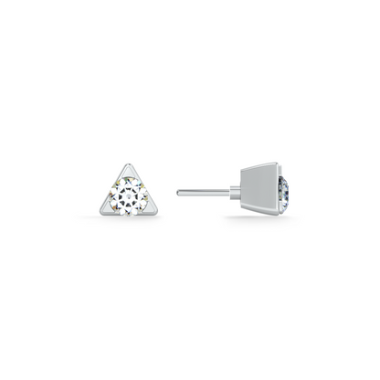 Triangle Spark Mini 9KT Gold Lab Grown Diamond Stud Earring