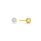 Axis Dot 9KT Gold Lab Grown Diamond Stud Earring