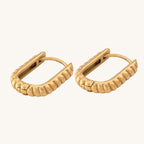 U Shape Hoop Earrings