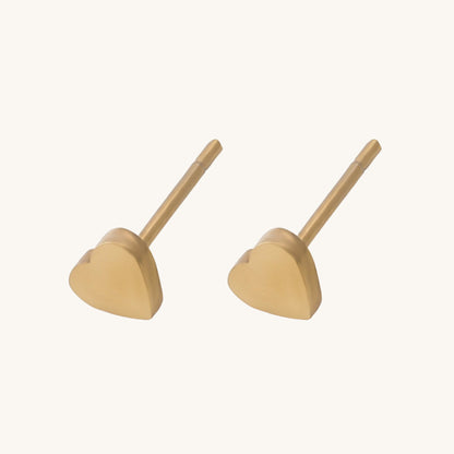 Mini Heart Stud Earrings