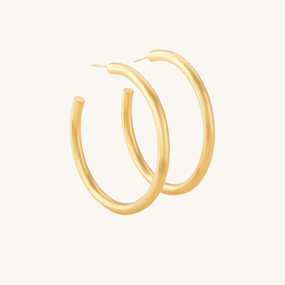 Timeless Styling C Hoops Earrings