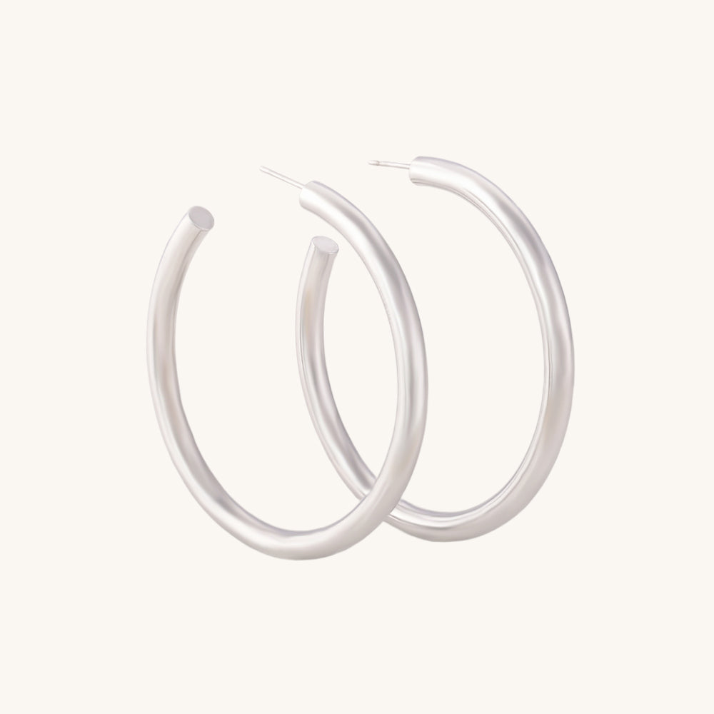 Timeless Styling C Hoops Earrings