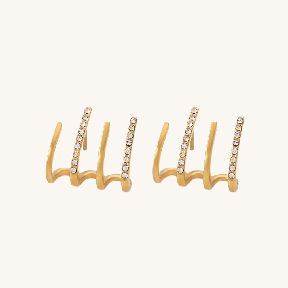 Diamonds Climber Earrings