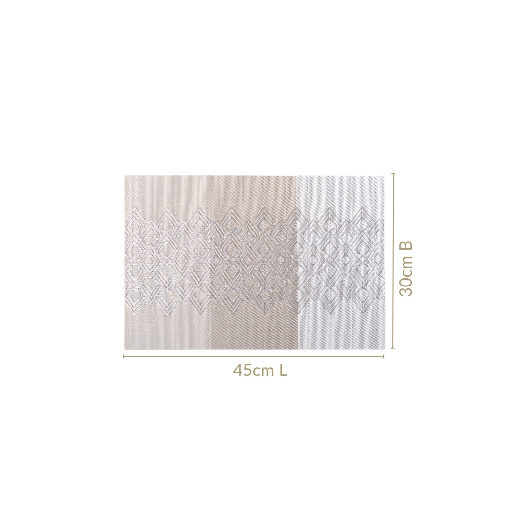 Earth Toned Table Mat Set of 6