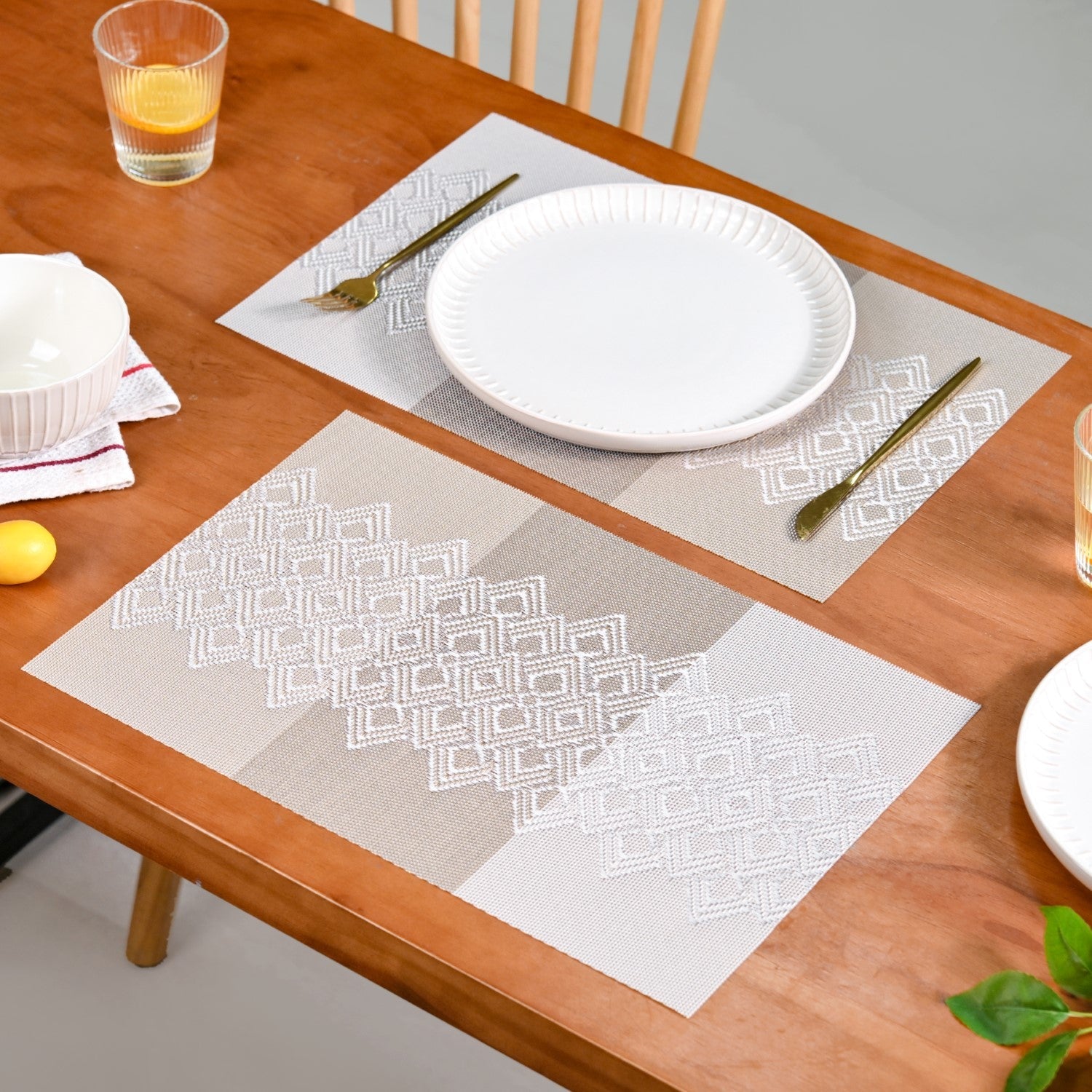 Earth Toned Table Mat Set of 6
