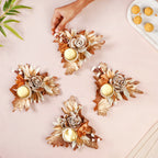 Earthbloom Natural Tea Light Candle Holder Set Of 4