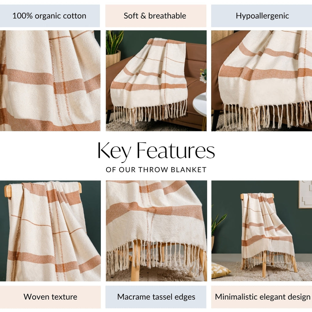 Earthline Cotton Comfort Throw