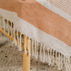 Earthtone Stripes Cotton Throw