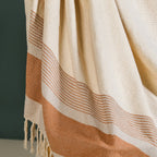 Earthtone Stripes Cotton Throw