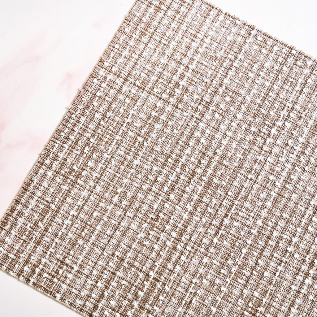 Brown Sheen Mat Set Of 6