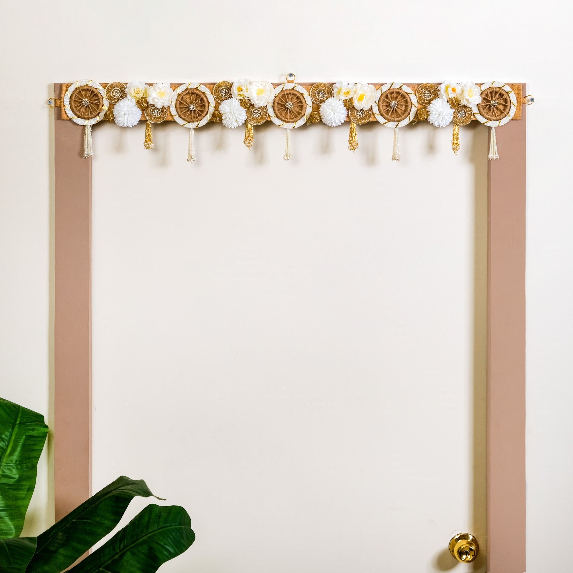 Eco Concious Floral Wall Hanging Toran