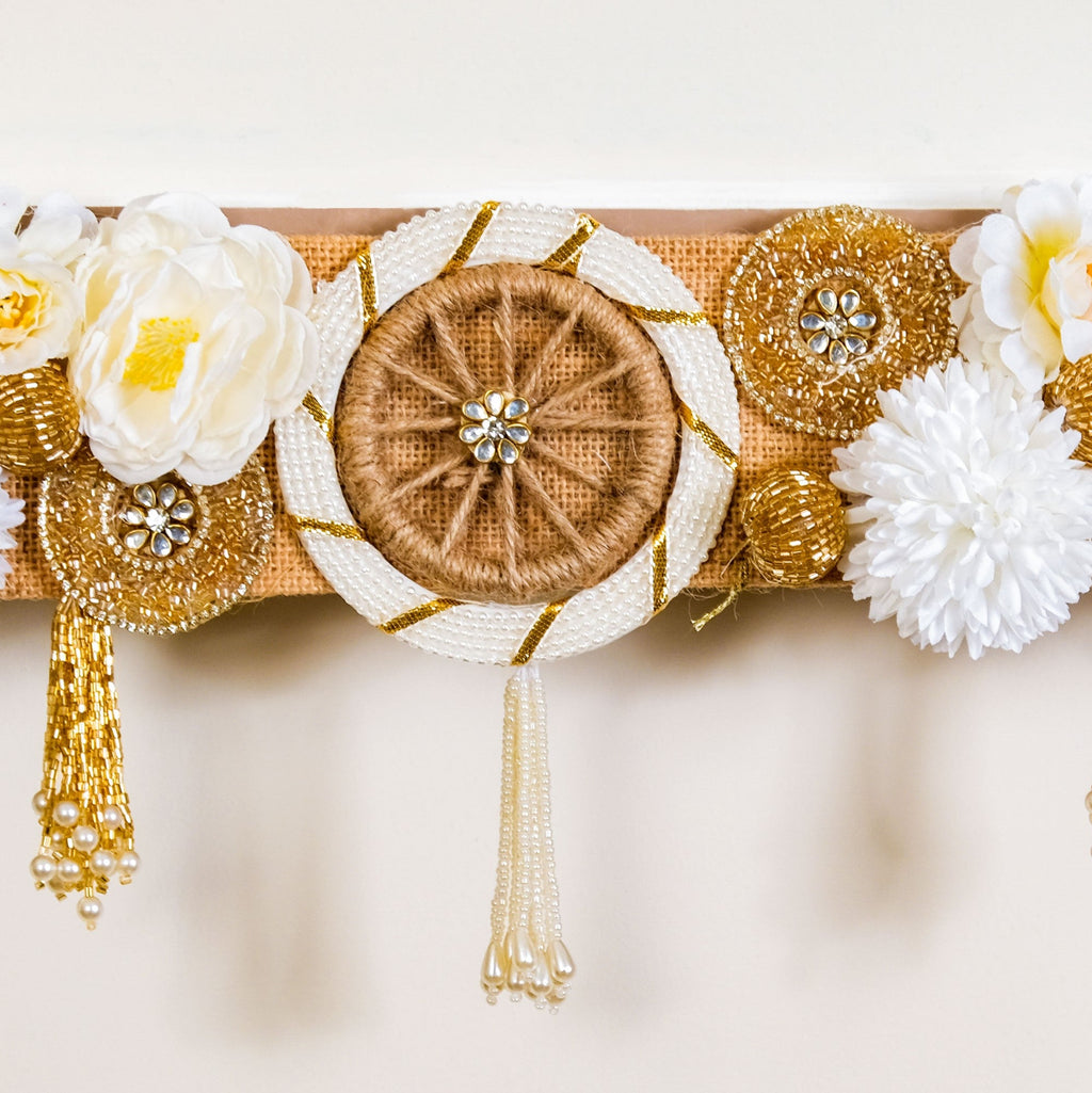 Eco Concious Floral Wall Hanging Toran