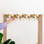 Eco Concious Floral Wall Hanging Toran