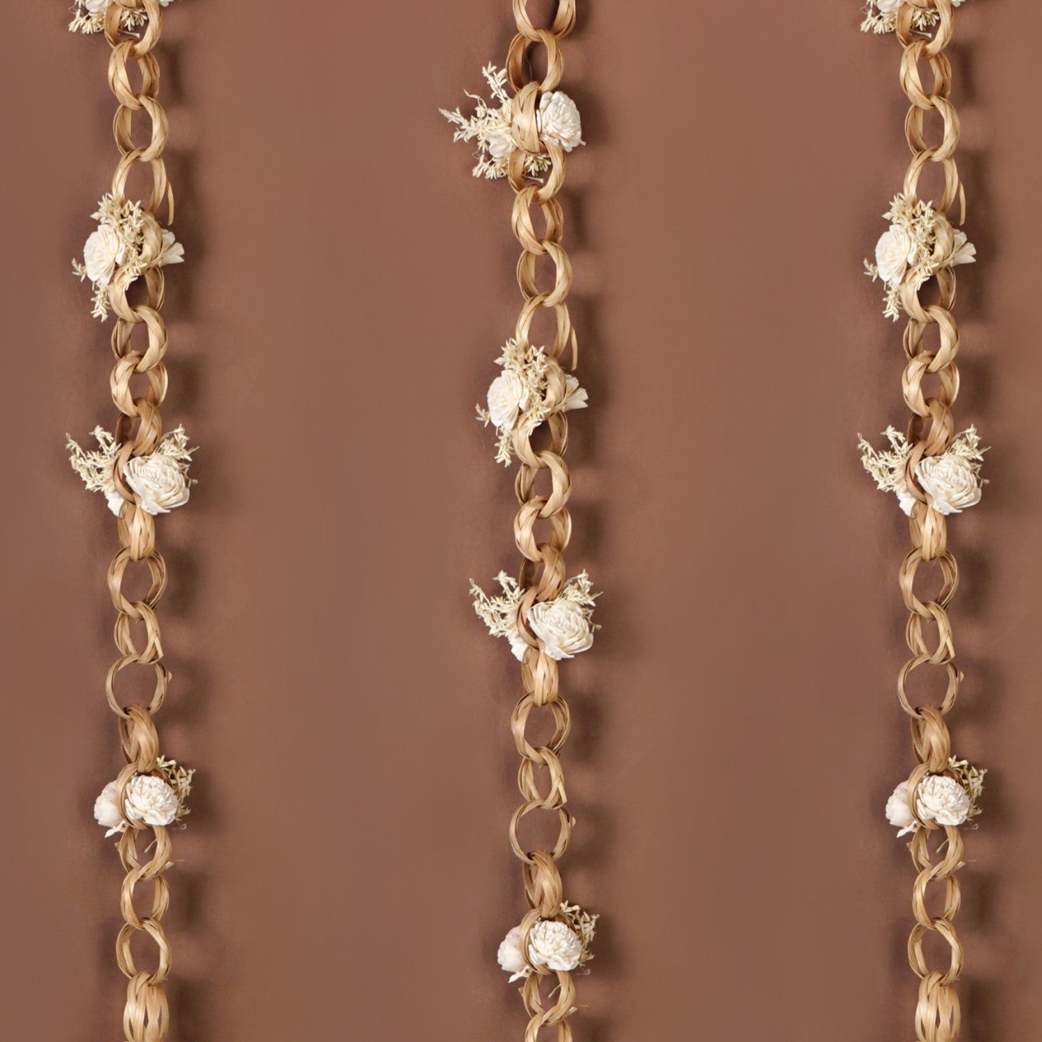 Ecofriendly Flower Wall Hanging Set Of 4