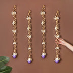 Ecofriendly Flower Wall Hanging Set Of 4