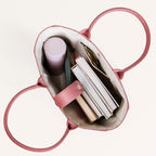 Ecofriendly Handwoven Natural BreezeBag Blush Pink Tote