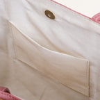 Ecofriendly Handwoven Natural BreezeBag Blush Pink Tote