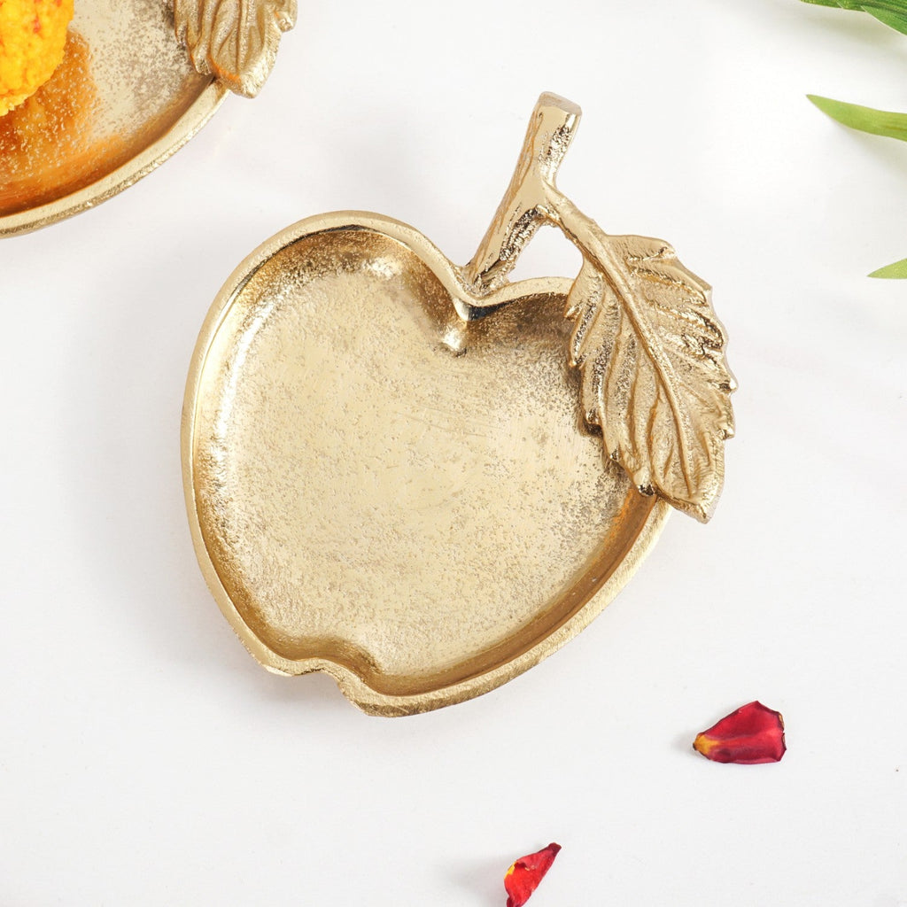 Eden Harvest Shiny Trinket Tray Set Of 2 In Festive Gift Box